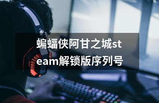 蝙蝠侠阿甘之城steam解锁版序列号-第1张-游戏信息-龙启网