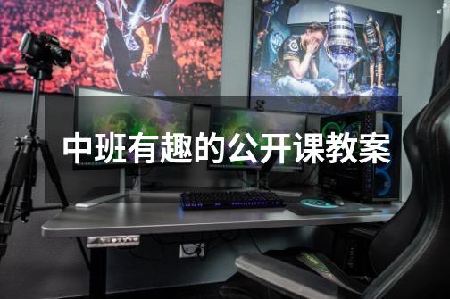 中班有趣的公开课教案-第1张-游戏信息-龙启网