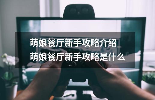 萌娘餐厅新手攻略介绍_萌娘餐厅新手攻略是什么-第1张-游戏信息-龙启网