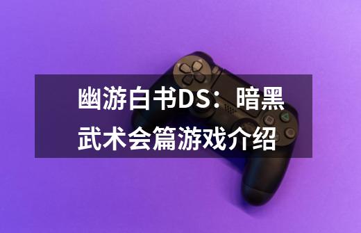 幽游白书DS:暗黑武术会篇游戏介绍-第1张-游戏信息-龙启网