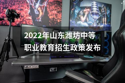 2022年山东潍坊中等职业教育招生政策发布-第1张-游戏信息-龙启网