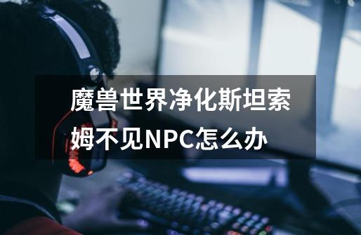 魔兽世界净化斯坦索姆不见NPC怎么办-第1张-游戏信息-龙启网