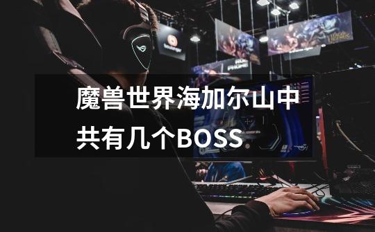 魔兽世界海加尔山中共有几个BOSS-第1张-游戏信息-龙启网