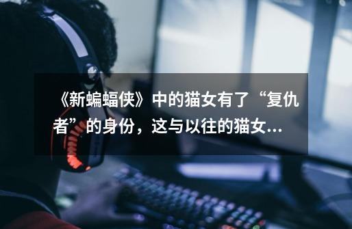 《新蝙蝠侠》中的猫女有了“复仇者”的身份,这与以往的猫女有什么不同-第1张-游戏信息-龙启网