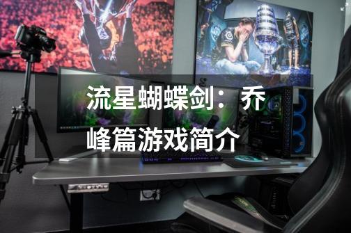 流星蝴蝶剑:乔峰篇游戏简介-第1张-游戏信息-龙启网