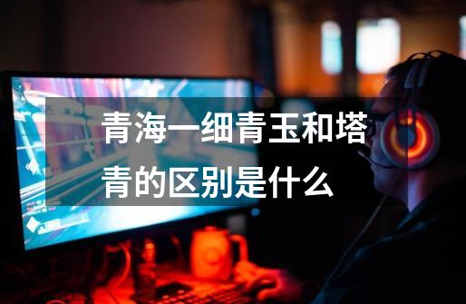 青海一细青玉和塔青的区别是什么-第1张-游戏信息-龙启网