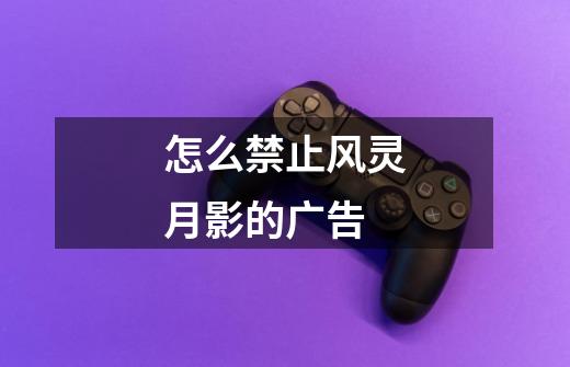 怎么禁止风灵月影的广告-第1张-游戏信息-龙启网