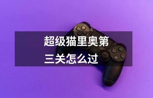 超级猫里奥第三关怎么过-第1张-游戏信息-龙启网