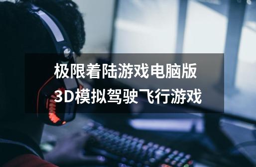 极限着陆游戏电脑版 3D模拟驾驶飞行游戏-第1张-游戏信息-龙启网