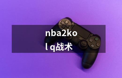 nba2kol q战术-第1张-游戏信息-龙启网