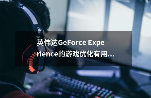 英伟达GeForce Experience的游戏优化有用吗-第1张-游戏信息-龙启网