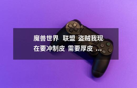 魔兽世界 联盟 盗贼我现在要冲制皮 需要厚皮 在那个地图上出的多···指点一下!!!-第1张-游戏信息-龙启网