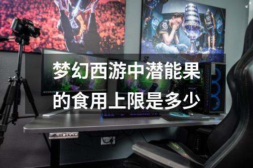 梦幻西游中潜能果的食用上限是多少-第1张-游戏信息-龙启网