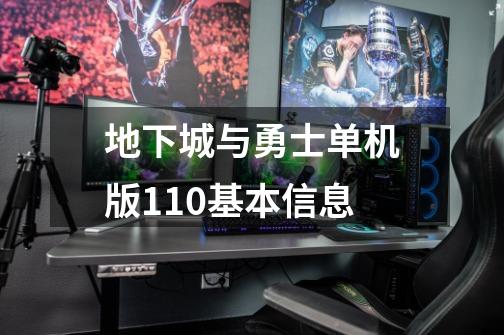 地下城与勇士单机版11.0基本信息-第1张-游戏信息-龙启网