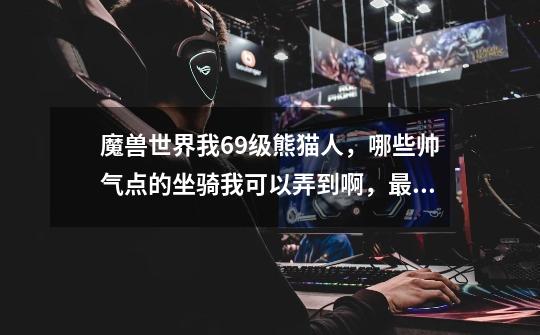 魔兽世界我69级熊猫人,哪些帅气点的坐骑我可以弄到啊,最好不要钱的-第1张-游戏信息-龙启网