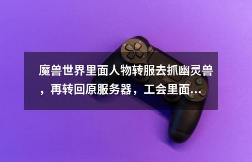 魔兽世界里面人物转服去抓幽灵兽，再转回原服务器，工会里面的声望会不会清零。-第1张-游戏信息-龙启网