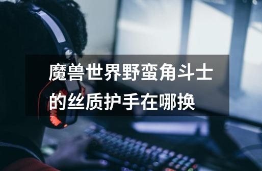 魔兽世界野蛮角斗士的丝质护手在哪换-第1张-游戏信息-龙启网