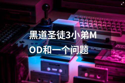 黑道圣徒3小弟MOD和一个问题-第1张-游戏信息-龙启网