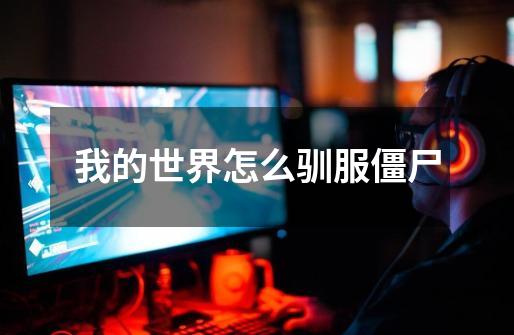 我的世界怎么驯服僵尸-第1张-游戏信息-龙启网