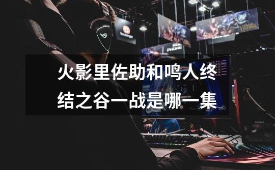 火影里佐助和鸣人终结之谷一战是哪一集-第1张-游戏信息-龙启网