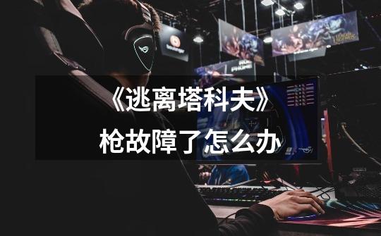 《逃离塔科夫》枪故障了怎么办-第1张-游戏信息-龙启网