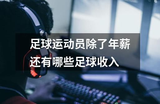 足球运动员除了年薪还有哪些足球收入-第1张-游戏信息-龙启网