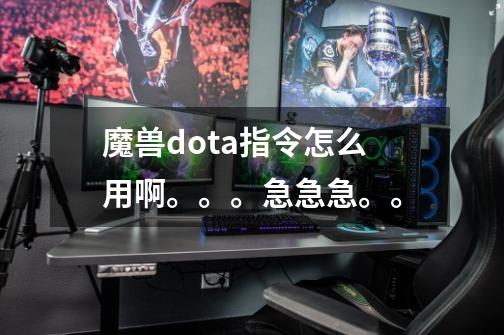 魔兽dota指令怎么用啊。。。急急急。。-第1张-游戏信息-龙启网