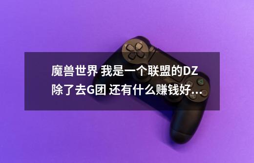 魔兽世界 我是一个联盟的DZ 除了去G团 还有什么赚钱好的方法-第1张-游戏信息-龙启网