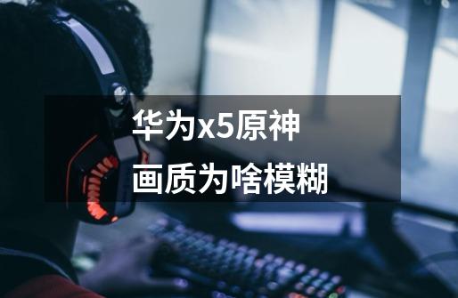 华为x5原神画质为啥模糊-第1张-游戏信息-龙启网