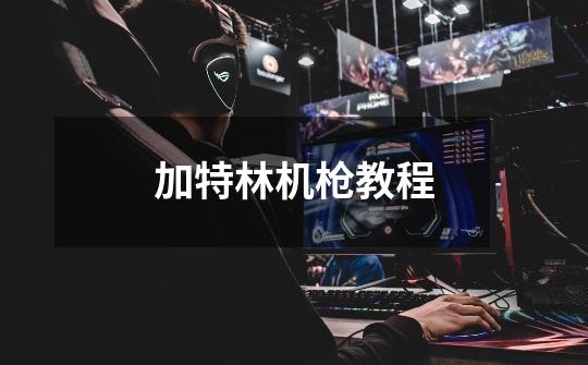 加特林机枪教程-第1张-游戏信息-龙启网