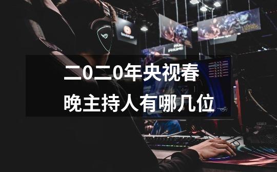 二0二0年央视春晚主持人有哪几位-第1张-游戏信息-龙启网