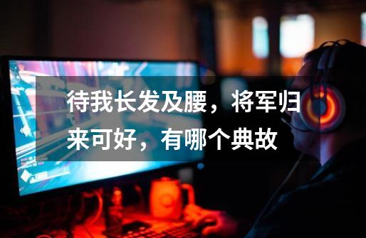 待我长发及腰,将军归来可好,有哪个典故-第1张-游戏信息-龙启网