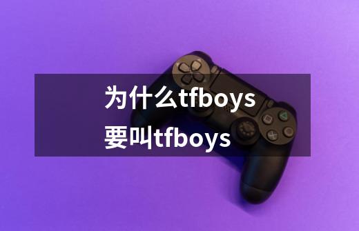 为什么tfboys要叫tfboys-第1张-游戏信息-龙启网