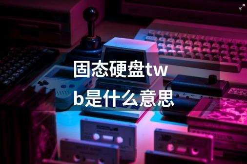 固态硬盘twb是什么意思-第1张-游戏信息-龙启网