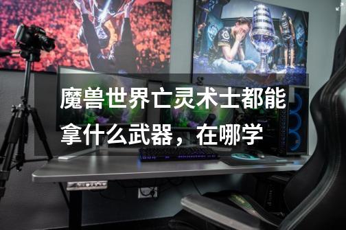 魔兽世界亡灵术士都能拿什么武器,在哪学-第1张-游戏信息-龙启网