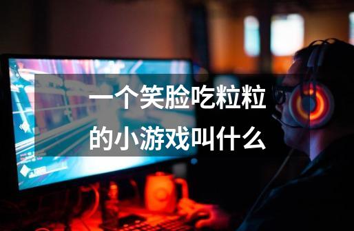 一个笑脸吃粒粒的小游戏叫什么-第1张-游戏信息-龙启网