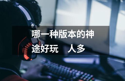 哪一种版本的神途好玩 人多-第1张-游戏信息-龙启网