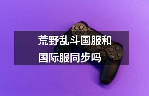 荒野乱斗国服和国际服同步吗-第1张-游戏信息-龙启网