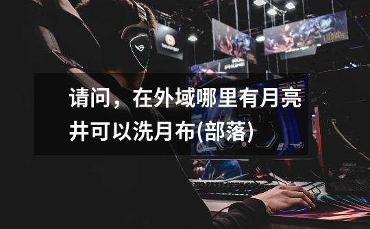 请问,在外域哪里有月亮井可以洗月布(部落)-第1张-游戏信息-龙启网