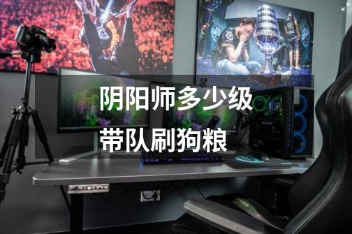 阴阳师多少级带队刷狗粮-第1张-游戏信息-龙启网
