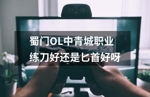蜀门OL中青城职业练刀好还是匕首好呀-第1张-游戏信息-龙启网