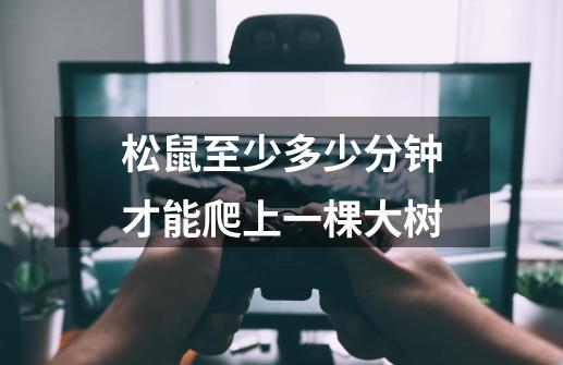 松鼠至少多少分钟才能爬上一棵大树-第1张-游戏信息-龙启网