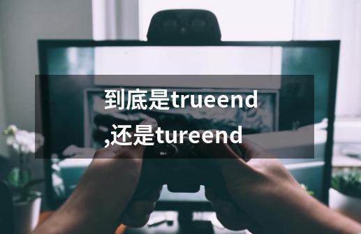 到底是trueend,还是tureend-第1张-游戏信息-龙启网