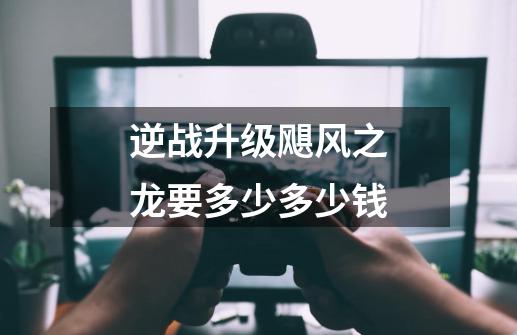 逆战升级飓风之龙要多少多少钱-第1张-游戏信息-龙启网