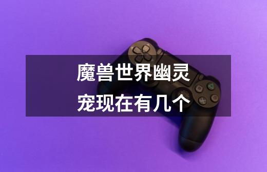 魔兽世界幽灵宠现在有几个-第1张-游戏信息-龙启网
