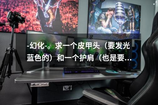 -幻化-。求一个皮甲头(要发光蓝色的)和一个护肩(也是要发光蓝色的) 入手难度不要太大,我是武僧-第1张-游戏信息-龙启网