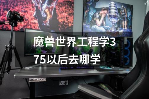 魔兽世界工程学375以后去哪学-第1张-游戏信息-龙启网