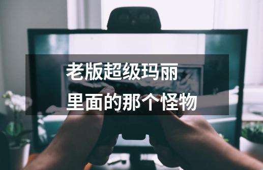 老版超级玛丽 里面的那个怪物-第1张-游戏信息-龙启网
