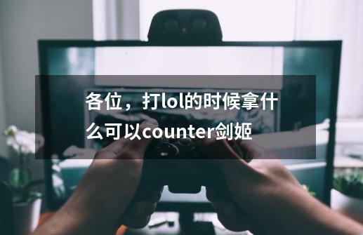 各位,打lol的时候拿什么可以counter剑姬-第1张-游戏信息-龙启网