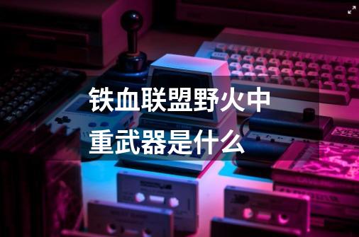 铁血联盟野火中重武器是什么-第1张-游戏信息-龙启网